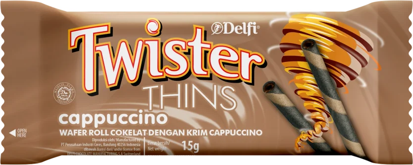 Delfi Twister Thin 15g Cappucino