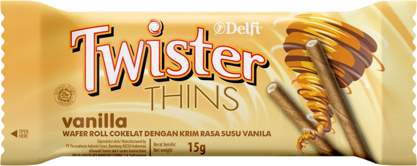 Delfi Twister Thin 15g Vanilla