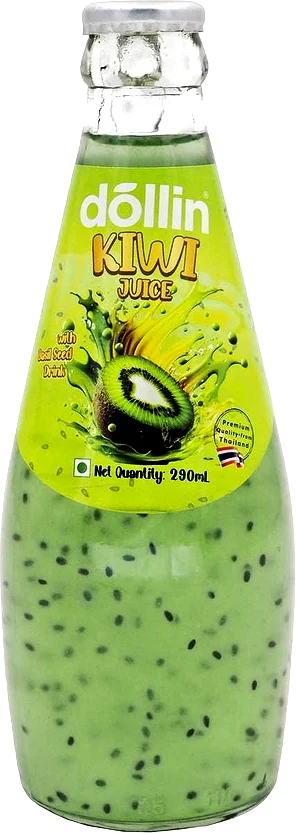 Dollin Basil Seed Drink 290ml Kiwi