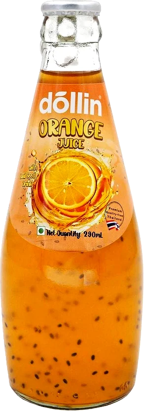 Dollin Basil Seed Drink 290ml Orange