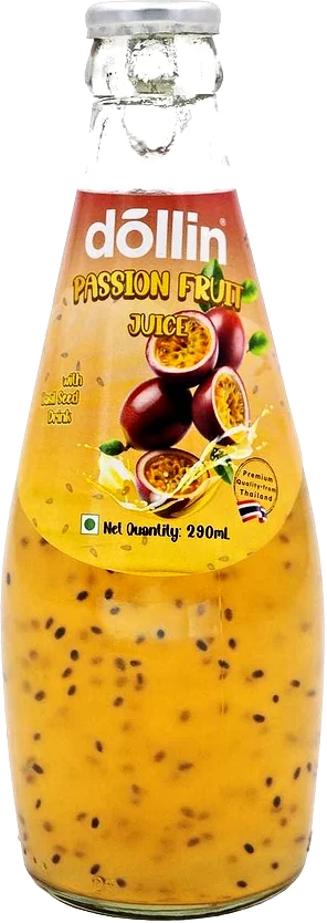 Dollin Basil Seed Drink 290ml Passion Fruit