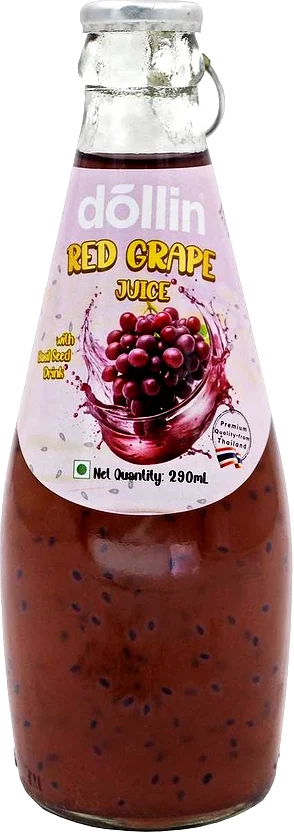 Dollin Basil Seed Drink 290ml Red Grape