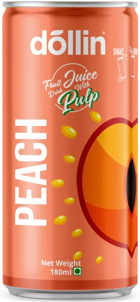 Dollin Juice with Pulp 180ml Peach