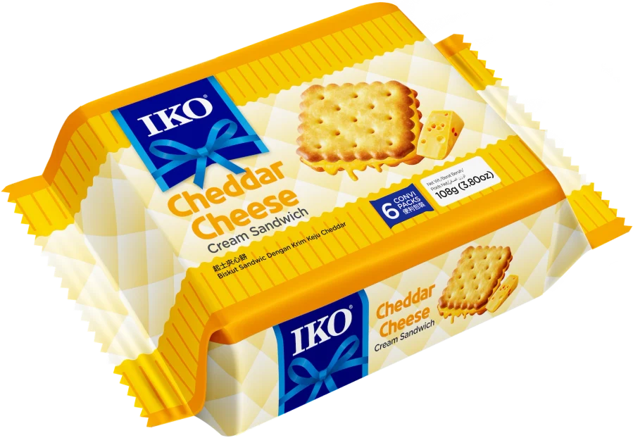 IKO Cream Sandwich 108g Cheddar Cheese