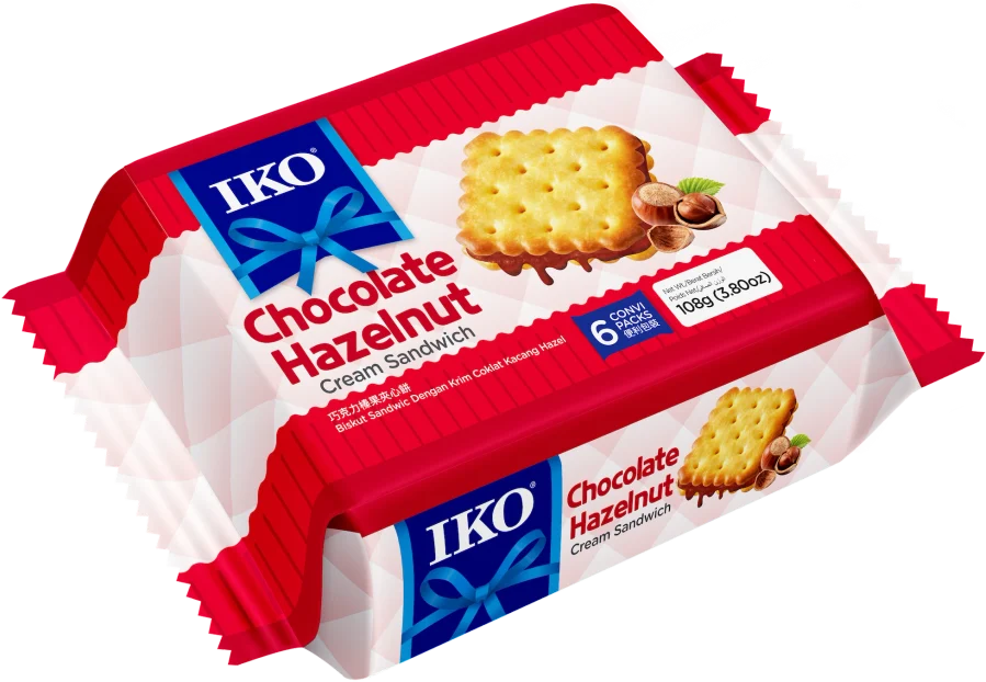 IKO Cream Sandwich 108g Choco Hazelnut