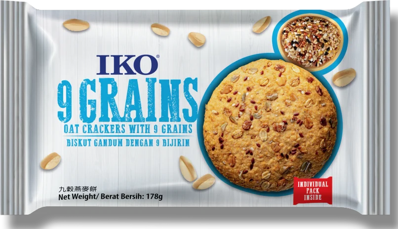 IKO Oat Cracker 178g 9 Grain