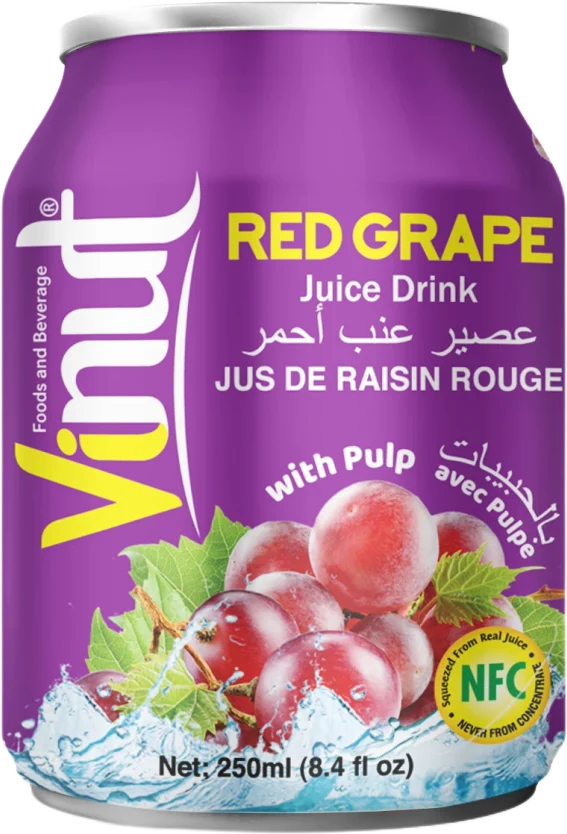 Vinut Juice with Pulp 250ml Red Grape