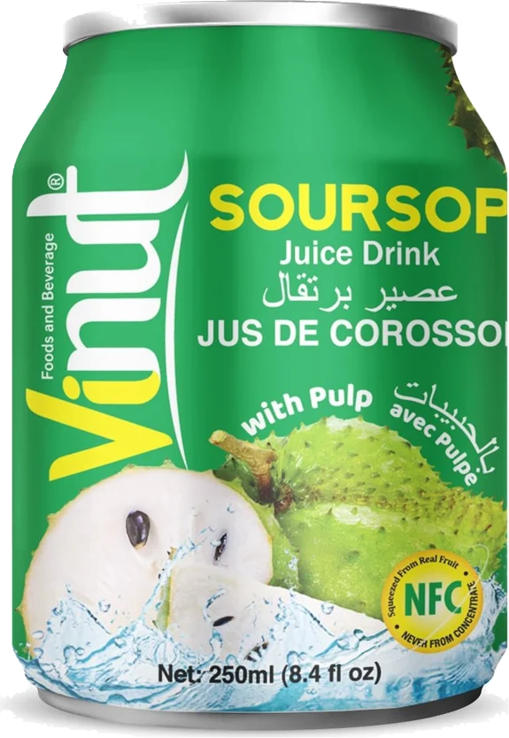 Vinut Juice with Pulp 250ml Soursop