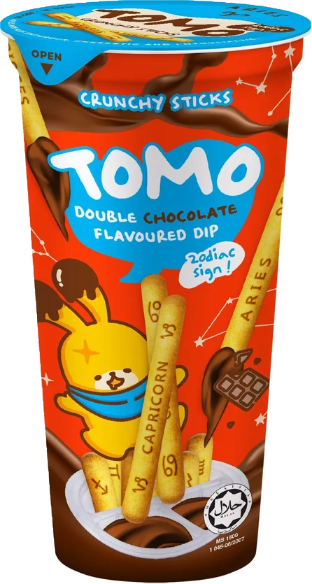 Win2 Tomo Crunchy Sticks 40g Double Chocolate